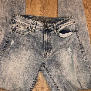AE Acid Washed Skinny Jeans